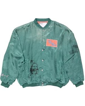 PALY Jim's Room Satin Jacket - Green