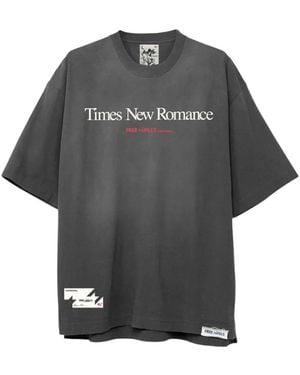Free Refills Romance Graphic-Print T-Shirt - Gray