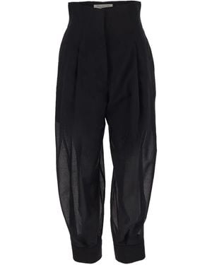 Philosophy Di Lorenzo Serafini High-Waisted Pants - Blue
