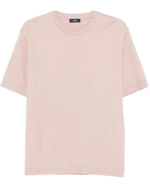 Herno T-Shirt Bordi Continui - Pink