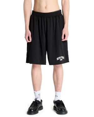 AWAKE NY Basketball-Shorts Mit Mesh-Einsatz - Schwarz