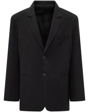 Studio Nicholson Veste De Costume À Boutonnière - Noir