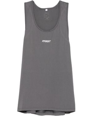 FAMILY FIRST Haut De Performance À Logo Imprimé - Gris