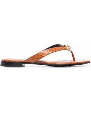 Givenchy Sandales G Chain - Brown