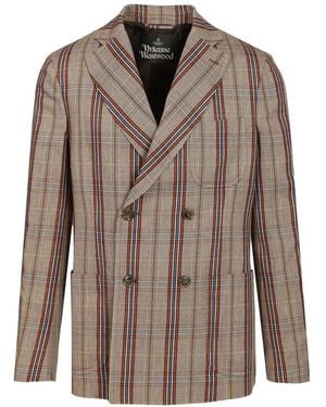 Vivienne Westwood Double-Breasted Blazer - Brown