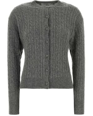 GIMAGUAS Rina Kabelgebreid Vest - Grijs
