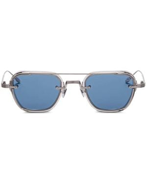 Akoni Lunettes De Soleil Jura À Monture Géométrique Et Double Pont - Blue