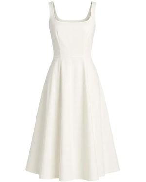 Vince Scoop-Back Midi Dress - White