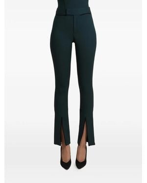 Contessa Mills Helix Slit-Hem Trousers - Blue