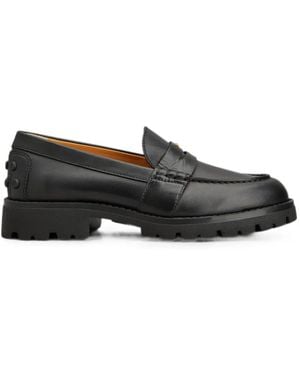 Tod's Gomma 31M Mocassinos Lettering - Black