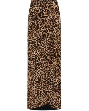 Rebecca Vallance Namir Draped Skirt - Natural