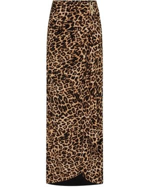 Rebecca Vallance Namir Gedrapeerde Rok - Naturel