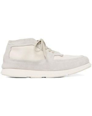 Marsèll Suede Lace-Up Sneakers - White