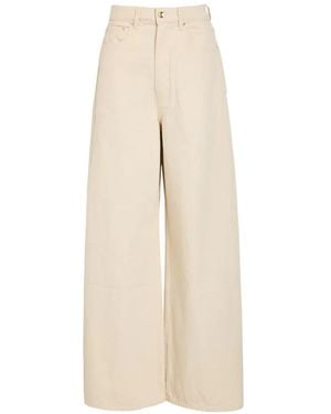 OSSOU Wide-Leg Jeans - White