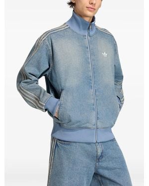 adidas Firebird Adicolor Denim Jacket - Blue