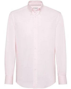 Brunello Cucinelli ボタンダウン シャツ - ピンク