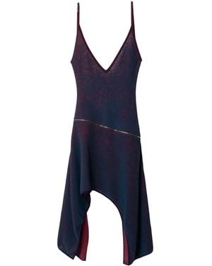 Burberry Sequinned Silk Dress - Blue