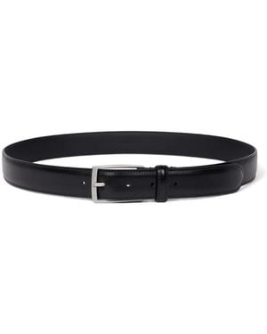 Sandro Rectangular Buckle Leather Belt - White