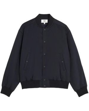 Maison Kitsuné Light Teddy Bomber Jacket - Blue