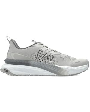 EA7 Crusher Distance Lace-Up Running Trainers - White