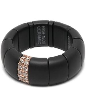 ’ROBERTO DEMEGLIO Big Pura Ring Mit Diamanten - Schwarz