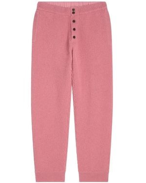 Dries Van Noten Wool Trousers - Pink