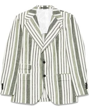 Gabriele Pasini Striped Blazer - Natural