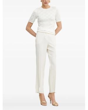 Guess Logo Knit T-Shirt - White
