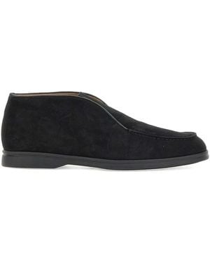 Duca Degli Abruzzi Leo Suede Loafers - Black