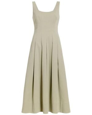 Proenza Schouler Pleated Midi Dress - Natural