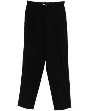 jucca approved Elastic Waist Straight Trousers - Black