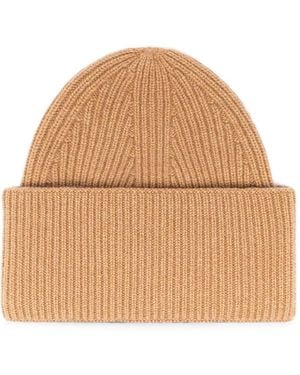 Laneus Gerippte Beanie - Natur