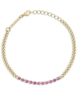 Zoe Chicco 14K Diamond Bracelet - White