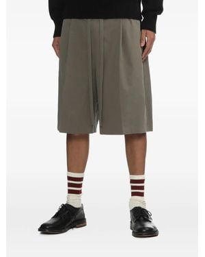 Fear Of God Drawstring Pleated Shorts - Green