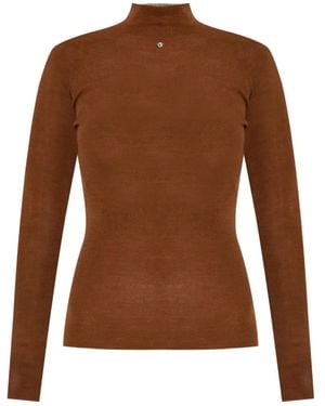 Versace Turtleneck Sweater - Brown