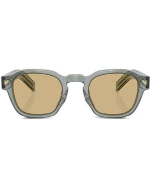 Prada Square-Frame Sunglasses - Metallic