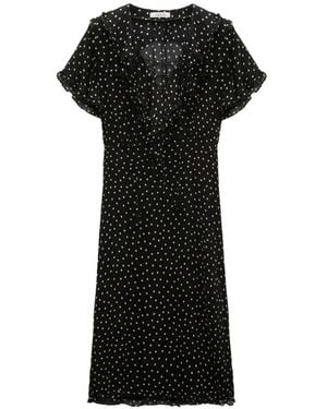 Dorothee Schumacher Dancing Dots Midi Dress - Black