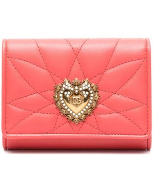 Dolce & Gabbana Portafoglio Devotion French - Rosa