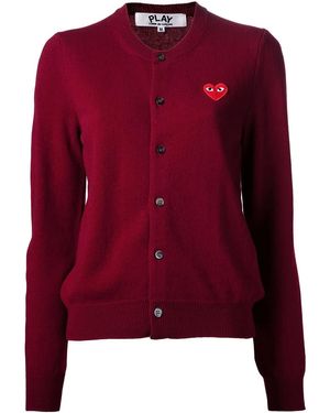 COMME DES GARÇONS PLAY Basic Cardigan - Red