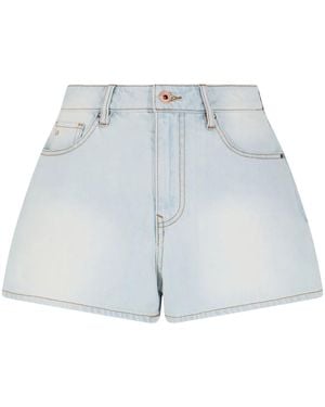 ARMANI EXCHANGE Washed Denim Shorts - Blue