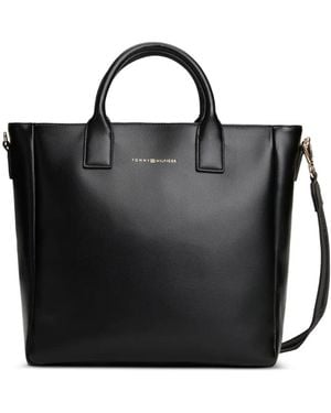 Tommy Hilfiger Top-Handle Tote Bag - Black