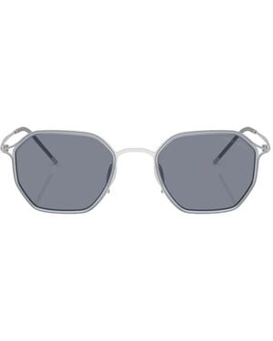 Giorgio Armani Geometric-Frame Tinted Sunglasses - Grey
