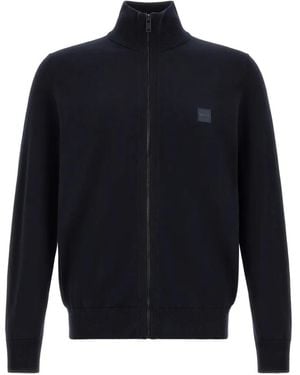 BOSS Knitted Jacket - Blue