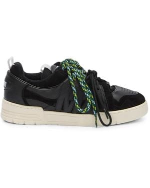 Moschino Sneakers Mit Einsätzen - Schwarz