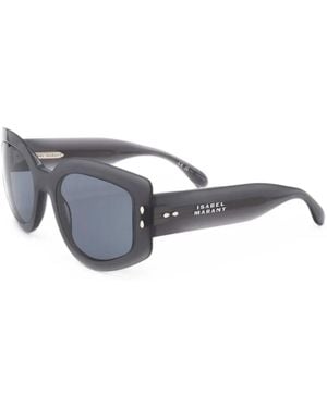 Isabel Marant Geometric-Frame Sunglasses - Grey