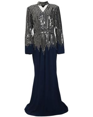 Prabal Gurung Jane Embellished Maxi Dress - Blue
