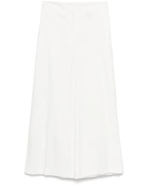 JOSEPH Temple Pant Light Gabardine Stretch - White