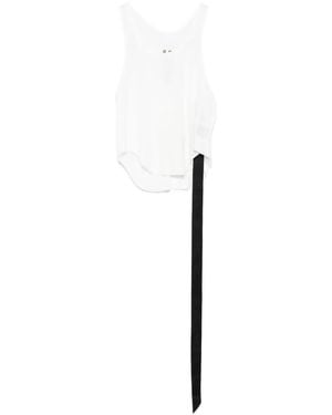 Rick Owens Racer Back Tank Top - White