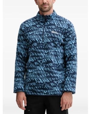 Jack Wolfskin Big Sky Half-Zip Jumper - Blue