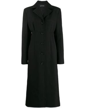 Kwaidan Editions Single Breasted Coat - Black